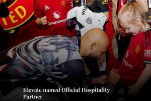 曼聯(lián)官方：為改善比賽日體驗(yàn)，Elevate成為首個官方款待合作伙伴配圖