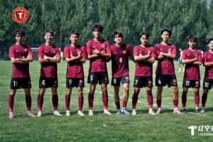東北超沈陽隊有16名隊員出自遼寧鐵人青訓(xùn)，前兩場球隊一共進4球配圖