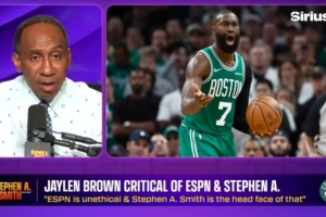 A·史密斯：杰倫·布朗說ESPN不道德&我是頭號代表 觸碰了我底線配圖