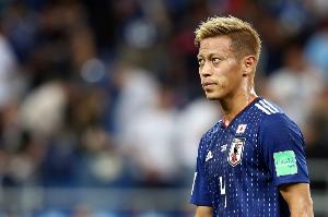 本田圭佑：雖然很不甘心，但大家踢得很好，表現(xiàn)真的很出色配圖
