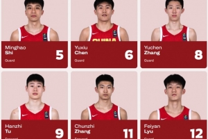 媒體人：在高強(qiáng)度的背靠背比賽下 中國(guó)U17男籃的小伙子確實(shí)盡力了配圖