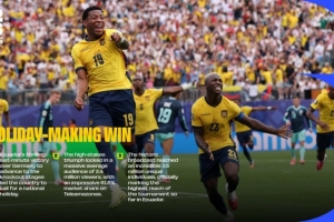 FIFA官方：2-1德國(guó)的比賽在厄瓜多爾國(guó)內(nèi)創(chuàng)下本屆賽事收視紀(jì)錄配圖